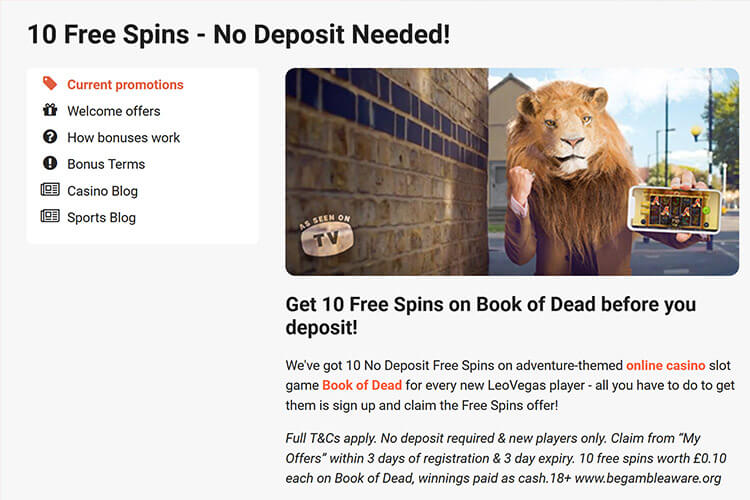 Free spins before deposit bonus